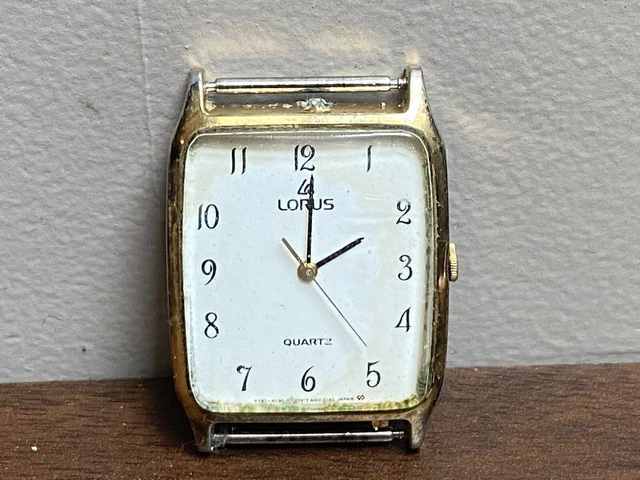 VINTAGE LORUS BY SEIKO Y131-5600 Gold Effect Quartz Watch - Spares or  Repair £ - PicClick UK