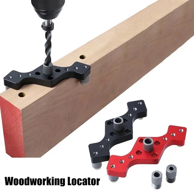 Vertical Poche Trous Doweling-Jig 6/8/10mm Self-Centering Drill-Guide Outils