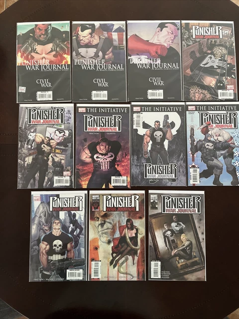 Marvel Comics PUNISHER WAR JOURNAL #1-8 13 16 19 (2007) Matt Fraction CIVIL WAR