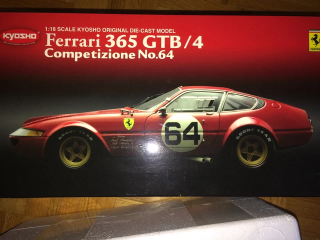 KYOSHO 1/18 FERRARI 365 GTB/4 Daytona Competizione #64