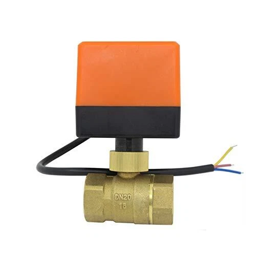 valvola motorizzata 2 vie 220v elettrovalvola normalmente aperta acqua (o3e)