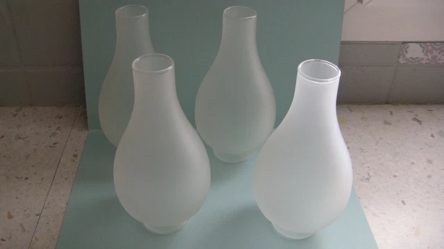 Tulipe En Verre Dépoli Pour Luminaire – Fabriquée En France