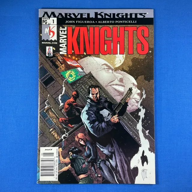 Marvel Knights (Vol.2) #1 NEWSSTAND UPC Variant Marvel Comics 2002 Punisher