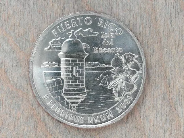 2009 D Puerto Rico U.S. Territory Quarter Actual Coin # 2