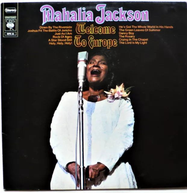 MAHALIA JACKSON - WELCOME TO EUROPE - Vinyl LP