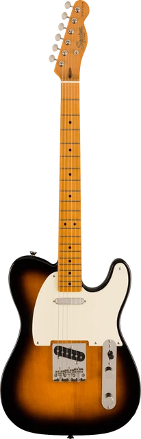Fender Classic Vibe 50s Telecaster Electric Guitar, 2-Color Sunburst (NEW)