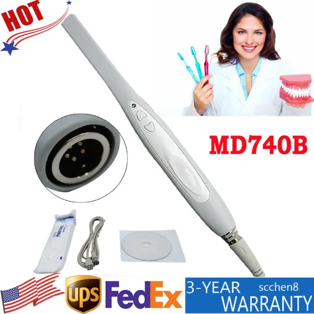 MD740B LED Handpiece Dental Intraoral Camera Auto-Focus Endoscope Clear Imaging