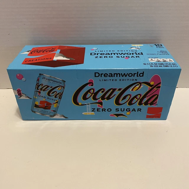 Limited Edition Coca Cola Dreamworld 10 Mini Cans (Zero Sugar)