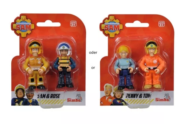 SIMBA 109252585 - Sam le Pompier - Figurines Double Jeu, 2-sort Neuf EUR  8,62 - PicClick FR