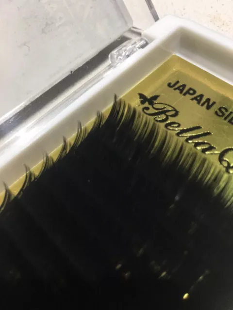 Elipse Flat Japan Silk Eyelash Lash Extensions Tray 15 mm 0.15 J Curl Made Korea