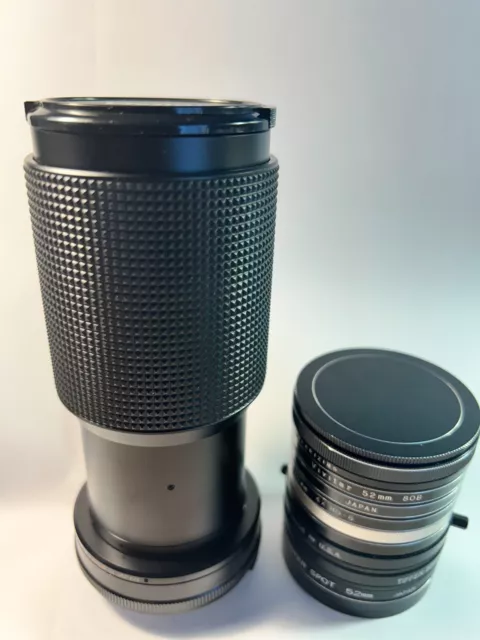 Vivitar Macro Auto Focusing 70-210 1:4.5 Zoom Lens for Nikon  w/ Filters/Bag