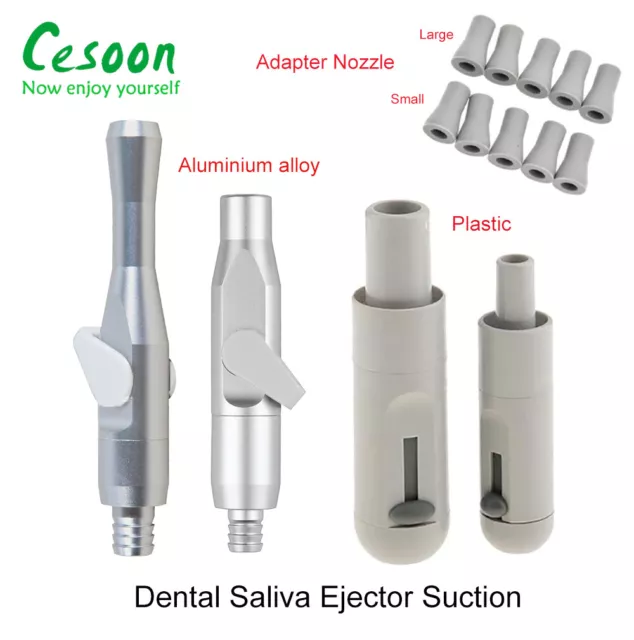 Dental Valve Oral Saliva Ejector Suction Short Weak Handpiece Tip Adaptor SE HV