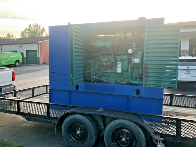Heavy Duty Diesel Commercial Backup Emergency Generator Cummins  150DGFA 150KW