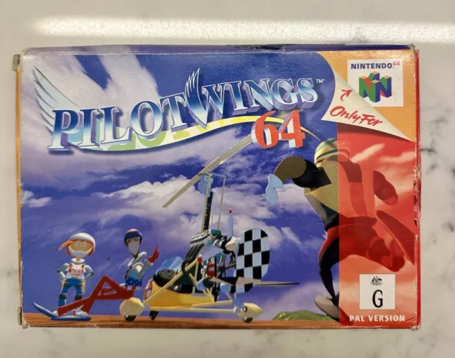 Pilot Wings Nintendo 64 PAL Boxed With Original Manual + Poster
