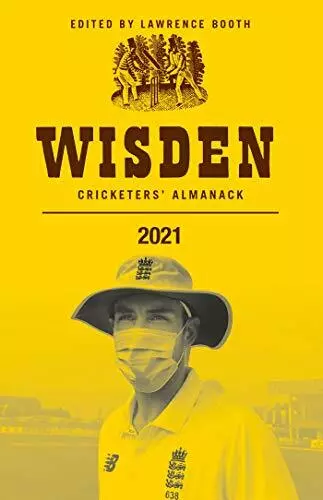 Wisden Cricketers' Almanack 2021 by Lawrence Booth Book The Cheap Fast Free Post