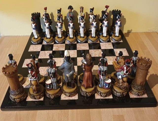 Battle of Waterloo Chess Set Hand Painted Professionally