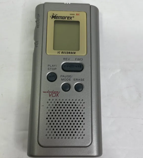 Memorex 4-Hour Personal Voice Recorder VOX Model MB2054