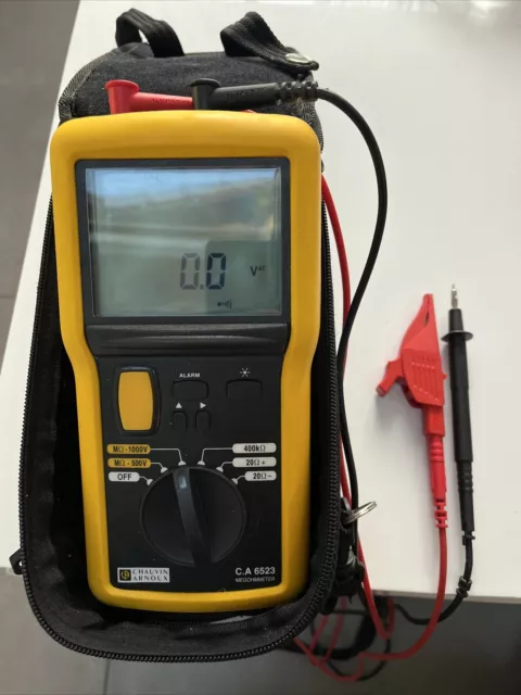 Ca 6523 - Controleur D'isolement Numérique 1000V