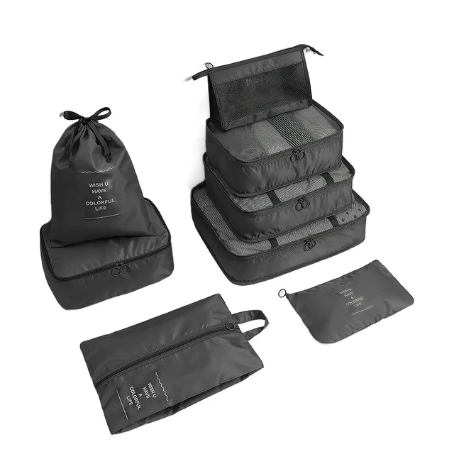 Make Packing A Breeze with Our 8-piece Travel Organizers Set