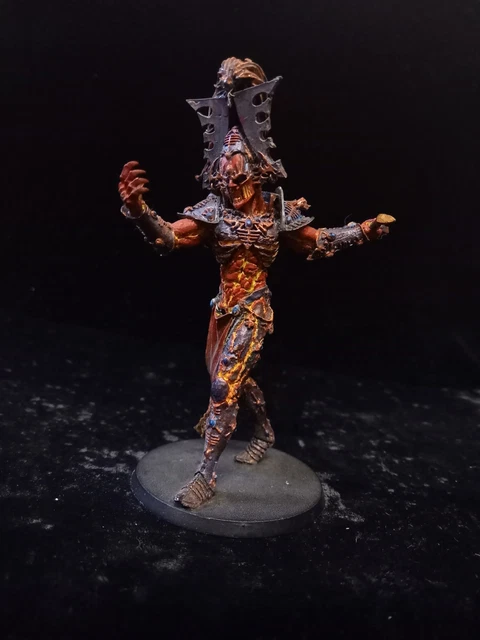 Warhammer 40k, Eldar, Avatar, Metal, Oop, Vintage, Khaine, Sword, Giant, Demon