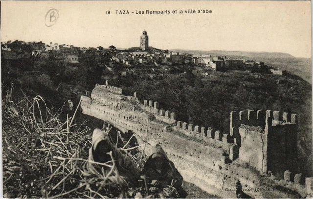 CPA AK TAZA - Les Remparts et la ville arabe - MAROC (669613)