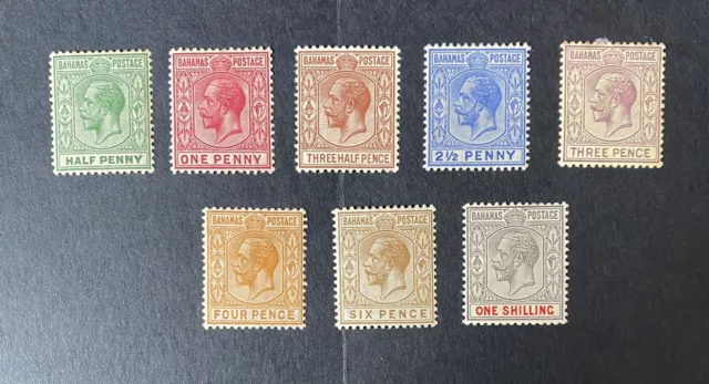 Bahamas KGV 1921-37 MM Sg115-123