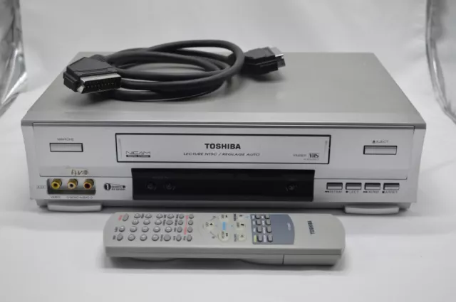 Magnétoscope Lecteur cassette enregistreur recorder VHS  Toshiba V643EF