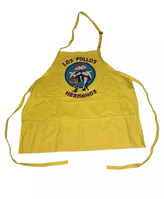 New 1pcs Los Pollos Hermanos Breaking Bad Yellow Apron  TV Series Loot Crate