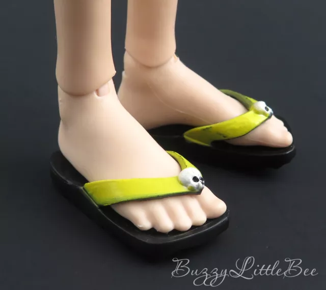 Monster High Doll Jackson Jekyll Gloom Beach Yellow Flip Flops Sandals Boy 3