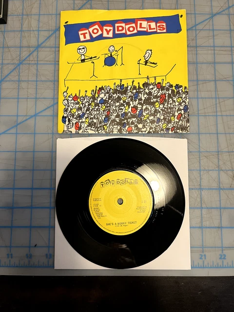 Toy Dolls Everybody Jitterbug She's a Worky Ticket EMI UK 1982 punk kbd oi