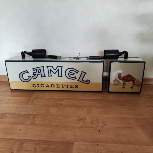 Camel Cigarettes Leuchtreklame Werbe Lampe / Rarität Reklame Sammler