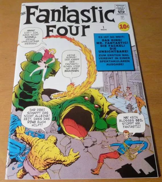 The Fantastic Four German Reprint Panini 1999 Nachdruck Deutsch Neuwertig Marvel