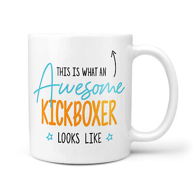 This Is What An Awesome KICKBOXER Looks Like Kick Boxing Gifts Gift Mug