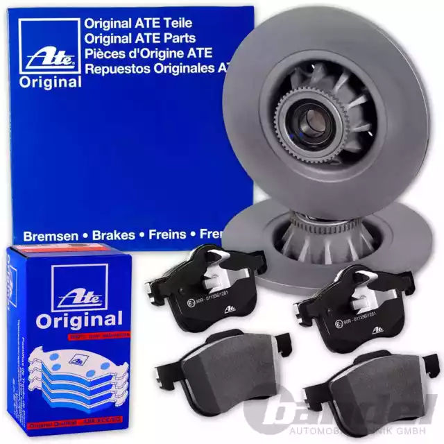 ATE BREMSSCHEIBEN+ BELÄGE HINTEN für OPEL VIVARO B FIAT TALENTO RENAULT TRAFIC 3