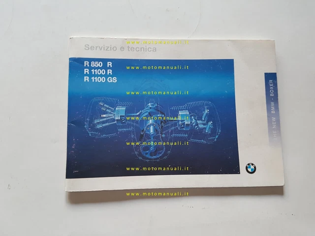 BMW R 850 R - R 1100 R - R 1100 GS 1995 manuale uso originale italiano
