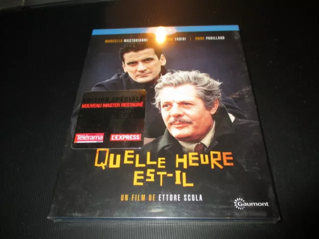 BLU-RAY NEUF "QUELLE HEURE EST-IL" Marcello MASTROIANNI / Ettore SCOLA