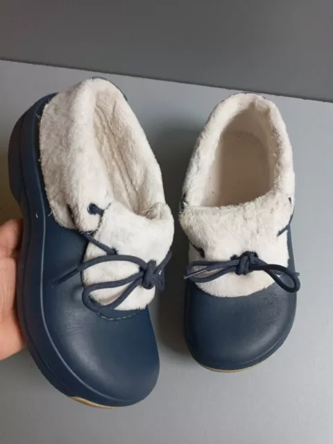 Zoccoli unisex Crocs Blitzen Convertibili Bianco Navy M5W7 uk 4-5 euro 37-38