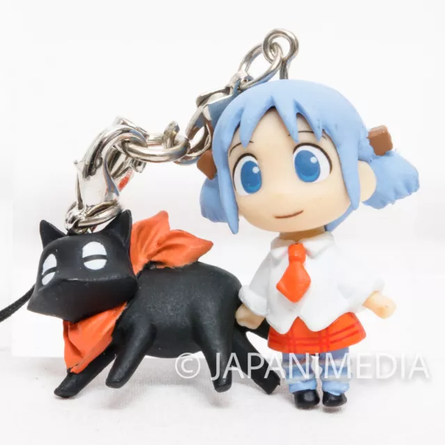 Nichijou Nano Shinonome Sakamoto Black Cat Figure Strap JAPAN ANIME MANGA