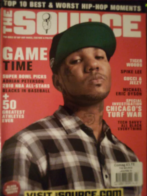 The Source Magazine #236 Januar/Februar 2010 The Game Black History Monat selten Vintage OOP