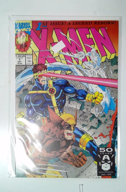 X-Men #1 C Marvel (1991) VF+ Key 1st Team Appearance X-Men Gold/Blue Comic Book