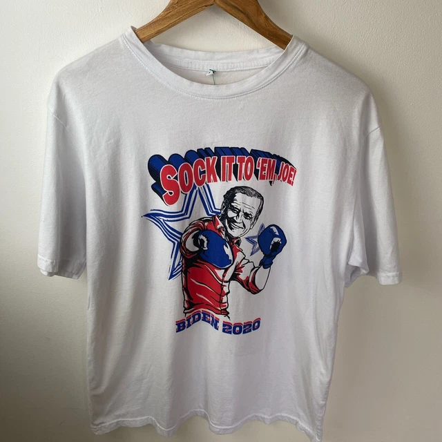 Joe Biden presidential tshirt 2020 campaign in white,