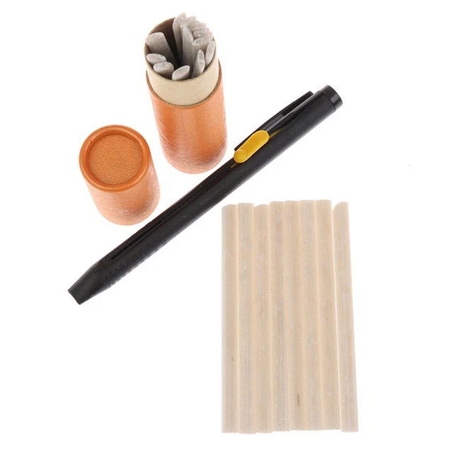 Cikonielf Craie De Tailleur Tailors Chalk Triangle Easy Grasp Coller