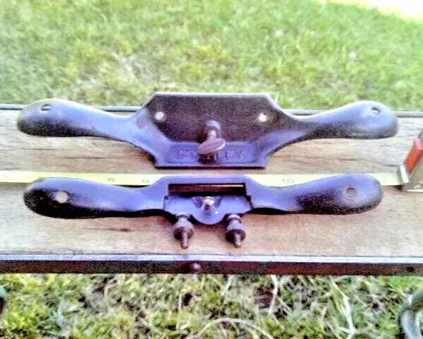Vintage Stanley No. 80M & 151 Cabinet Scraper Spokeshave Tool Usa For Good Parts
