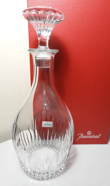 Baccarat Crystal MASSENA 11 1/4" Decanter, Mint in Box