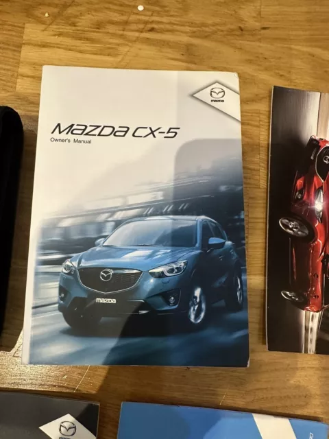 Mazda Cx5 Owners Manual Handbook & Wallet Mk1 2014 3