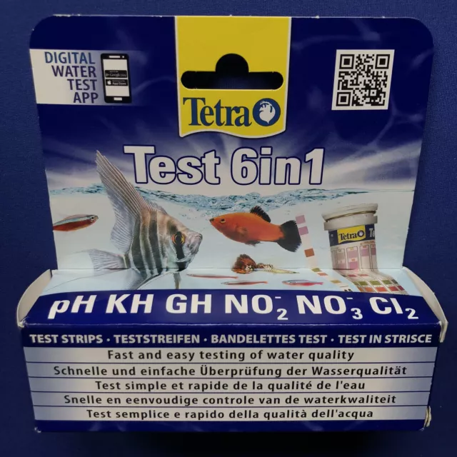 Tetra Test 6In1, Test Dell'Acqua per L'Acquario, Controllo Facile E Veloce Della
