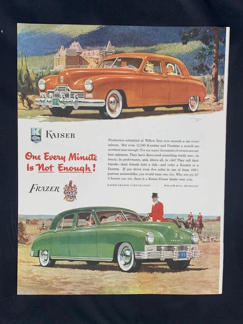 Magazine Ad* - 1947 - Kaiser-Frazer - (#2)