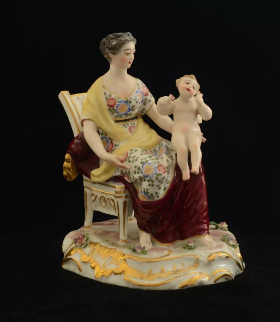 Meissen groupe en porcelaine de XVIII ème signé