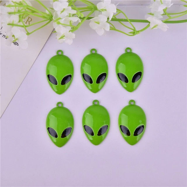 10pcs Charms Alien UFO Metal Earring Bracelet Fashion DIY Jewelry Making Finding 10pcs Charms Alien UFO Metal Earring Bracelet Fashion DIY Jewelry Making Finding
