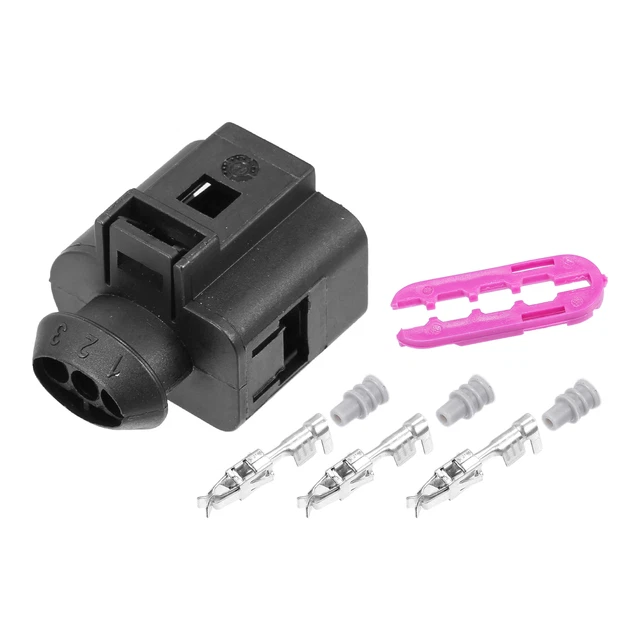 1 Set No.1J0973703 Sigillato 3 Via Pin Femmina Connettore per VW per Audi